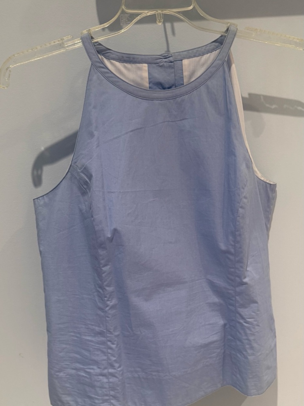 Lilly Pulitzer Light Blue Halter Tank Top